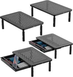WALI Bundles-Monitor Stand Riser add Computer Monitor Stand with Drawer