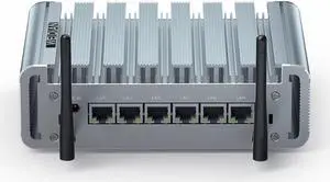 WEIDIAN Firewall Mini PC 2.5GbE, Mini PC, OPNsense, VPN, Router PC, Celeron J4125, 6 x I225-V 2.5GbE Ethernet Ports, HD, RS232 COM, USB3.0, SIM Slot, 8G DDR4 128G SSD, Auto Power On, VESA, Metal Case WEIDIAN Firewall Mini PC 2.5GbE, Mini PC, OPNsense, VPN, Router PC, Celeron J4125, 6 x I225-V 2.5GbE Ethernet Ports, HD, RS232 COM, USB3.0, SIM Slot, 8G DDR4 128G SSD, Auto Power On, VESA, Metal Case