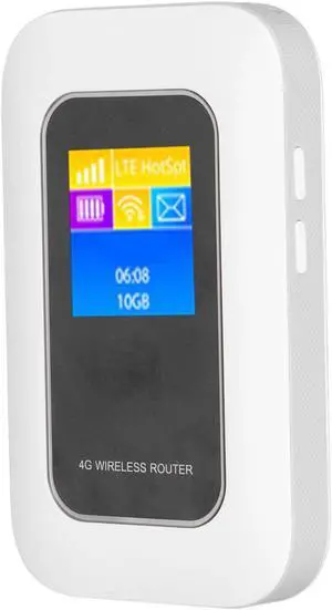 5G 4G Mobile Hotspot, 150Mbps Mobile WiFi Router with Screen Display, High Gain Antennas, Up to 10 WiFi Connect Devices for Travel Business