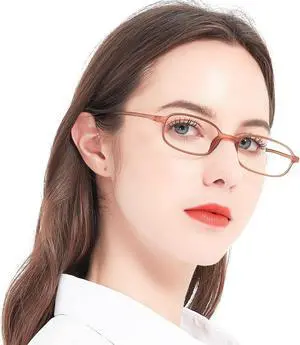 WEMOOTANTS 4 Packs Narrow Blue Light Blocking Reading Glasses 2.0 Men Women Lightweight Brown Readers 1.0 1.5 2.00 2.5 3.0 3.5 4.0