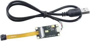 XICOOLEE OV5640 USB Camera Module 5MP 2592x1944 Fixed Focus 60 Degree Camera for Win XP Win7 Win8 Vista Mac Linux Android 4.0 Jetson Nano with Microphone Plug and Play