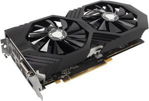 RX590 Gaming Graphics Card, 8GB GDDR5 256bit 1460MHz Computer Graphics Card, PCIE 3.0 X16 3DP DVI 3D API Desktop PC GPU Graphics Card with Dual Fans, Low Noise and Quiet Work