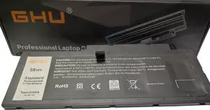 GHU F7HVR 58WH 14.8V Battery Compatible with Dell Inspiron 15 7537 17 7737 T2T3J G4YJM