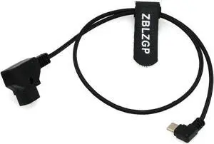 ZBLZGP USB C Phone Tablet Device Type C to D Tap Power Supply Cable for Camera (Elbow USB C)