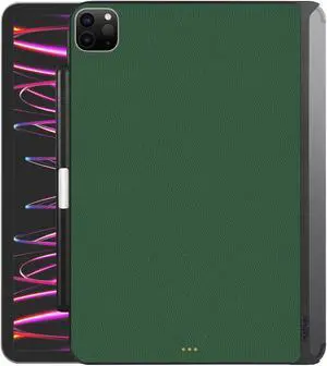 Haflyer Case for 2020/2022 iPad Air 10.9" 4th 5th Gen& 2018/2020/2021/2022 iPad Pro 11" 1st-4th- Magic Keyboard Compatible Case with Pencil Holder (Keyboard Not Included) - (Green)
