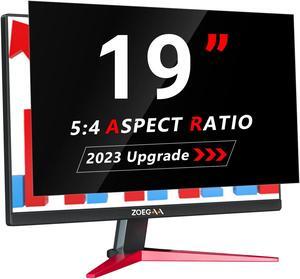 ZOEGAA 19 inch Monitor Privacy Screen for 5:4 Widescreen Computer Monitor and Laptop -Possessing Many International Patents such as Privacy Filtration Membranes and International Trademarks