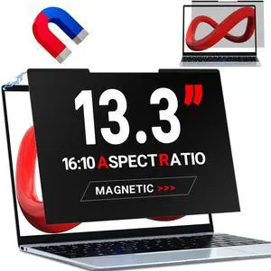 ZOEGAA Privacy Screen 13.3 inch,Magnetic Laptop Privacy Screen 13.3 for 16:10, factory has been focusing on the research and production and owns many international patents such as filtration membranes