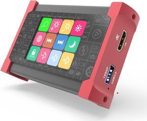 Cature Card with Stream Controller Macropad, 2.4'' LCD Touch Screen Macro Keypad,12 Visual Macro Keys,Trigger Actions in Apps and Software Like OBS, Twitch,YouTube, etc., Works with Mac and PC