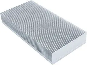 Skived Fins Aluminum Heatsink 7.87 x 3.93 x 1.81 inch / 200 x 100 x 30mm Large Heatsinks Cooler Radiator for LED Chip Electronic LCD Power Amplifier Transistor Heat Dissipation