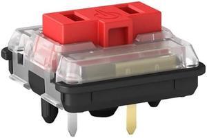 DRAOZA Kailh Choc Low Profile Switch Lined Switch 5-Pin Switches 1350 Chocolate for Mechanical Gaming Keyboard Switch(Red,108pcs)