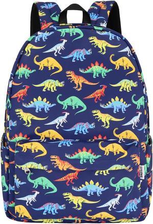 LI-LOVE Backpack for Middle Elementary High School College Student Bookbags Boys Teens Kids Waterproof Backpacks Dinosaur Book Bag Travel Laptop Back Pack