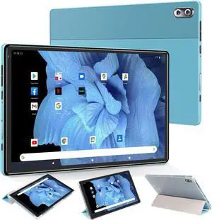 SEBBE Tablet 10.36 Inch Touch Tablet Android 11 Octa-Core 2.0 GHz, 5G+2.4G WiFi 4GB RAM+64GB ROM (128GB TF), 1332 * 800 HD IPS Display / 8MP+5MP / 8000mAh / Bluetooth 5.0 - Blue