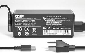 QYD 90W Type C Laptop Charger Compatible for HP Spectre x360 15-bl000 15-bl100 904144-850 DELL XPS 13 XPS 12 9250 LA90PM170 TDK33 0TDK33 MacBook Pro 15" 13" 12" Power Supply Cord