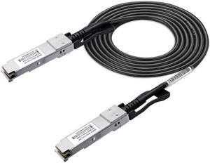 40G SFP+ DAC Twinax Cable,Direct Attach Copper Passive Cable,for Cisco SFP-H10GB-CU5M, Ubiquiti,D-Link,Juniper,Mellanox, Mikrotik,Netgear,Supermicro(5M)