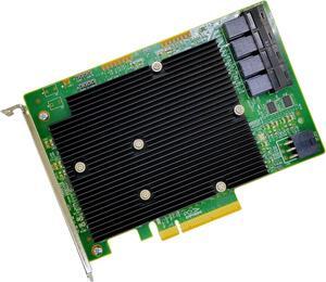 16 Port HBA Card SAS Controller PCI-E 12Gbps Host Bus Adapter 9300-16I IT Mode ZFS FreeNAS unRAID JBOD = 2 * 9300-8I