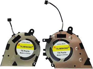 TXLIMINHONG New CPU and GPU Cooling Fan for Lenovo IdeaPad FLEX-14API FLEX-15API FLEX-14IML FLEX-14IWL C340-14API 4IML 14IWL 81SS0005US 2-in-1 EG50040S1-1C140-S9A EG50040S1-1C170-S9A DV5V Fan