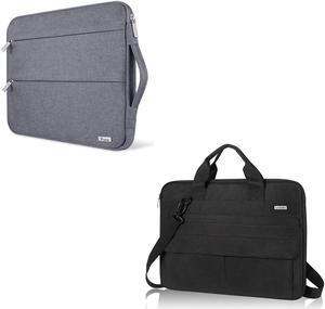 2 Pack Laptop Sleeve Carrying Case 13 13.6 14 Inch Compatible with MacBook Air/Pro 13 M1/M2 2020-2023,Surface Laptop 4/5,Surface Pro X/9/8/7,HP Chromebook 13.5,Slim Computer Cover Bag