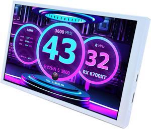 VSDISPLAY 8 Inch Mini LCD Monitor IPS 1280x800 Small Portable Monitor with Mini HD-MI Interface,for DIY Secondary Display/PC Case Internal Screen