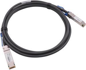 Wiitek 100GbE QSFP28 DAC Twinax Cable, 3 Meter 100GBASE-CR Passive Copper Cable, Compatible for Mellanox MCP1600-C003, Blue Pull Tab