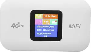 4G LTE Mobile Hotspot Router, Portable Hotspot, 150Mbps Internet Router Devices, Smart Local Network Auto Selection Support B1B3 B7 B8 B20TDD LTE, B40
