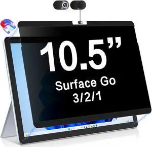 ZOEGAA Magnetic Privacy Screen Protector Compatible with surface go 10 inch, Removable&Reusable Anti Blue Light Filter