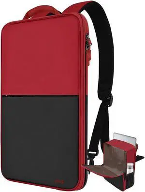 ZINZ Slim & Expandable Laptop Backpack 17 inch Travel Business Backpack Water Resistant Daypack Bookpack for Most 17 inch NoteBooksB01RD01