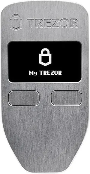 Trezor - Trezor Model One - Limited Aluminion Edition - The Original Cryptocurrency Hardware Wallet, Bitcoin Security, Store & Manage 1000's of Coins&Tokens, Quick & Simple Setup (Metallic)