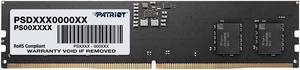 Patriot Signature DDR5 RAM 32GB (1X32GB) 4800MHz CL40 UDIMM Desktop Memory Module - PSD532G48002