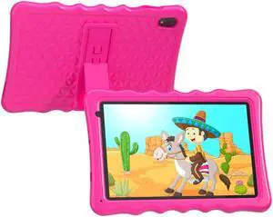 Android 13 Kids 10-inch Tablet with Case, 4GB RAM & 32GB ROM, 1280 x 800 IPS Display, Ideal Gift for Kids 3-7
