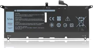 DXGH8 Laptop Battery Replacement for Dell XPS 13 9370 9380 Inspiron 13 7390 7391 2-in-1 5390 5391 7490 Latitude 3301 E3301 Vostro 5390 5391 Series D1605G D1605S [7.6V 56Wh]-New Noetbook Battery