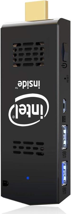 PC Stick Mini Computer Stick 128GB ROM 4GB RAM with Intel Atom Z8350 & Windows 10 Pro Support Auto-On After Power Failure,Support 4K HD,Dual Band WiFi 2.4G/5G, BT 4.2