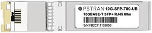 OPSTRAN 10GBASE-T SFP+ to RJ45 Copper Transceiver Module Compatible with Ubiquiti Unifi Ufiber UF-RJ45-10G-80 10G SFP+ 80m Cat6a/7