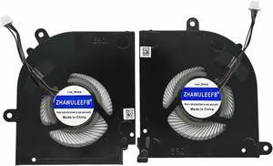 ZHAWULEEFB New Laptop CPU+GPU Cooling Fan for MSI Stealth 15M A11UEK 15M A11UEK-009 15M A11UEK-280 15M-A11UEKV 15M-A11SEK 15M-A11SDK MS-1562 MS-1563 Series BS5405HS-U4X BS5405HS-U4W DC 5V 1A Fan