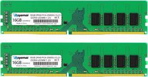 32GB Kit PC4-25600 DDR4 3200 32GB (2x16GB) RAM PC4 25600U 3200MHZ 2Rx8 288-pin 1.2v 32G Memory Upgrade for Desktop