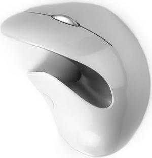 PAM Pro Advanced Ergonomic Mouse Clinically Proven Reduces Muscle Strain, Wireless USB , Bluetooth, 4K DPI, Quiet Clicks, Easy switch, Silent Smartwheel, Windows/ Mac/ Chrome/ Linux/ Android, White