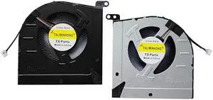 TXLIMINHONG New Compatible CPU and GPU Cooling Fan for Lenovo Ideapad Gaming 3 15-IAH7 FPKX FPKW DFS5K223052833 DFS5K221153713 DC5V 0.5A Fan