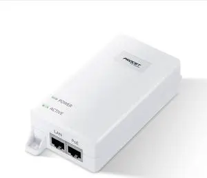 Gigabit PoE++ Injector 60W IEEE802.3bt/at/af Compliant, Supplies PoE(15.4W) or PoE+(30W) or PoE++(60W) Power Over Ethernet Distances Up to 328ft, PoE Injector Adapter for Camera/Access Point, EN60GB