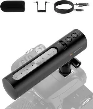 NUROUM AM10B Microphone, 15H Battery Life, Multi-Patterns, Noise Cancellation, USB Plug & Play