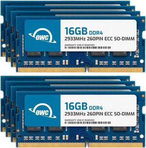 OWC 128GB (8x16GB) DDR4 2933MHz PC4-23400 CL21 1RX8 ECC SO-DIMM 1.2V 260-pin Memory RAM