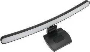 SUNGOOYUE Computer Monitor Lamp, Asymmetric Optical Touch Dimming Screen Light Bar Adjustable with 7 Color RGB for Curved Screen