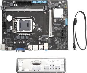 H311M K Motherboard, LGA 1151 Computer Motherboard for Intel 6 and 9 Series CPU, RTL8111H, Gigabit Network, PCIE3.0 x16, PCIE3.0 x1, ALC897 7.1 Channel Chip, 2 x UDIMM DDR4