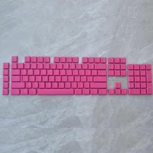 AMair Texture Tactility Backlit Keycaps Replacement for GL Tactile Switch Logitech G813/G815/G913/G915 TKL RGB Mechanical Gaming Keyboard (Pink 112 Keys)
