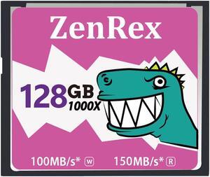 ZenRex 128GB CompactFlash Memory Card CF Card UDMA High Speed for Camere