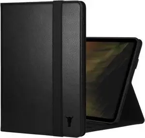 TORRO Case Compatible with iPad Pro 11 5th Gen (2024)  Premium Leather iPad Pro 11 M4 Case with Stand Function, Apple Pencil Connectivity and Wake/Sleep Function (Black)