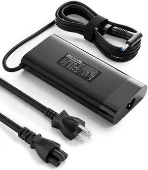 150W Laptop Charger for HP ZBook 15 17 G10 G9 G8 G7 917649-850 AC Adapter for Z Book Studio Fury Power G10 G9 G8 G7 OMEN Pavilion Gaming 15 17 Laptop Power Supply Cord 150 watt