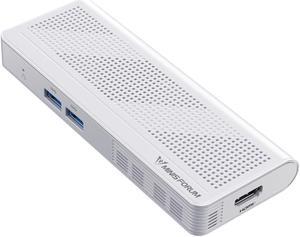 MINISFORUM S100 Mini PC Stick 12th Gen Alder Lake N100(up to 3.4GHz) Micro PC, LPDDR5 8GB RAM UFS2.1 256GB, 1x HDMI, 1x USB-C Output, 2X USB3.2, 2.5G RJ45 Port, PD 65W Power Adapter Micro Computer