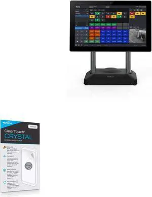 BoxWave Screen Protector Compatible with Verifone C18 - ClearTouch Crystal (2-Pack), HD Film Skin - Shields from Scratches
