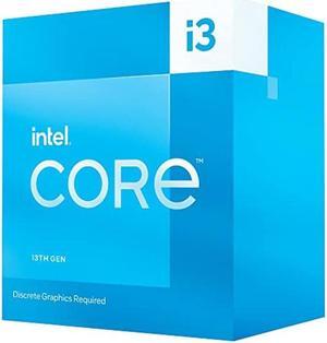 Intel i3-13100F Desktop Processor - 4 Cores, 12MB Cache, up to 4.5 GHz