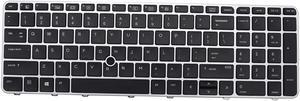 New Keyboard Replacement for HP Elitebook 850 G3 ZBook 15u G3, 821157-001 821195-001 836623-001 SN9145BL 831-00323-00A with Backlit