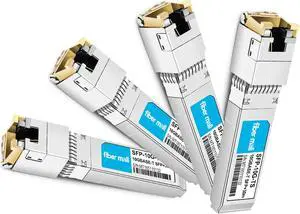 SFP to RJ45 10GB for Palo Alto Networks PAN-SFP-Plus-T 10GBASE-T SFP+ Copper RJ-45 30m Transceiver Module Pack of 4